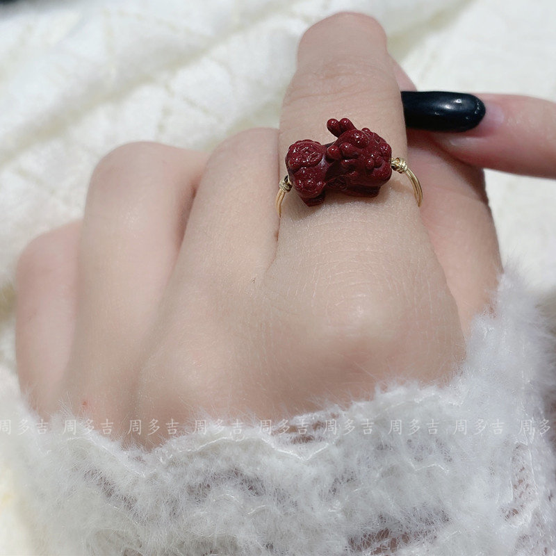 朱砂宝宝貔貅戒指💍有哪些独特之处？