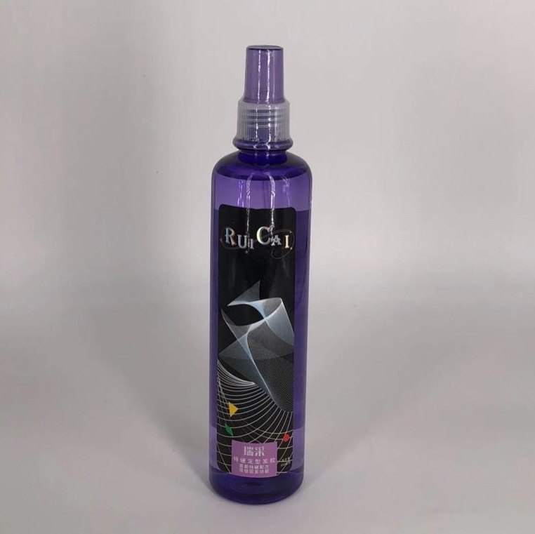 Ruicai special hard styling spray hairspray strong hairspray fluffy water men and women styling gel water 350ML