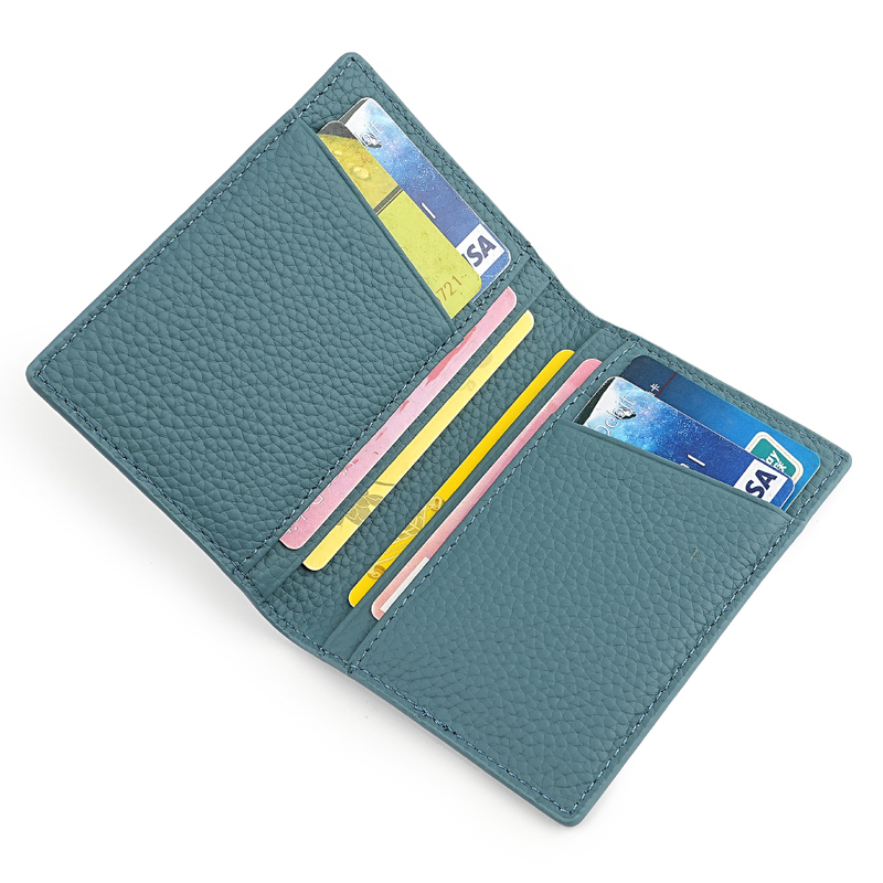 Japan Amazon Rakuten New Women's Genuine Leather Multifunctional Business Card Holder Ultra-Thin Mini Wallet Men's Wallet