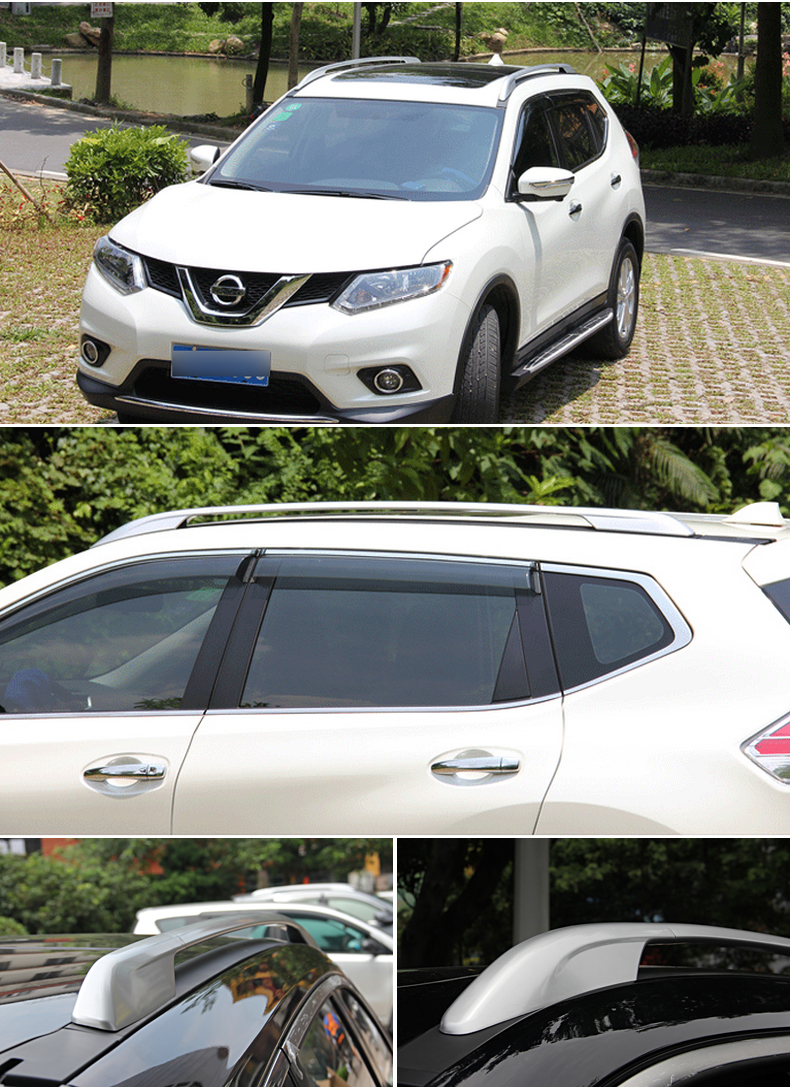 Nissan mới lạ Chun 2014-17 dưới hành lý ban đầu rack 19 mô hình biến đổi đường ray mái đấm miễn phí đặc biệt giá nóc ngang xe ô tô
