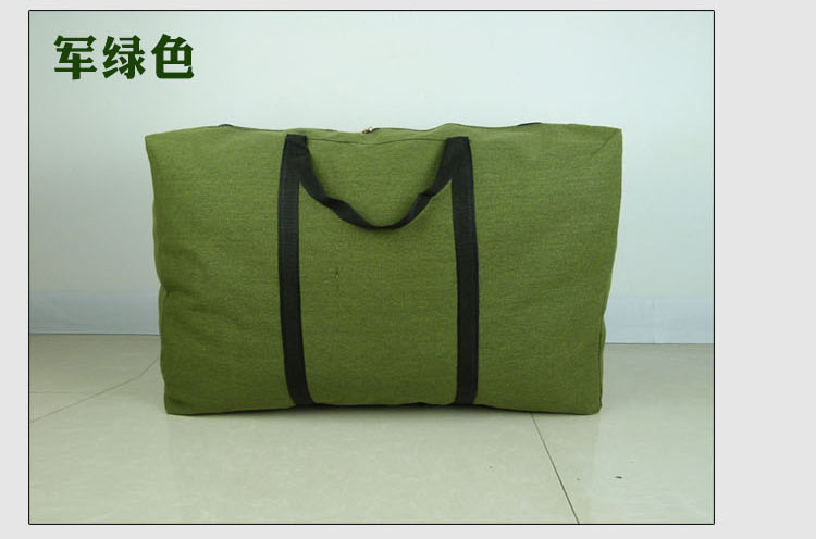 Công suất lớn túi vải xách tay túi lớn di chuyển túi hành lý túi du lịch nam giới và phụ nữ bao bì lớn quilt lưu trữ túi túi trống du lịch