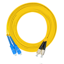  Single-mode dual-core SC-FC engineering carrier-grade single-mode dual-fiber pigtail 10 Gigabit jumper Fiber optic jumper