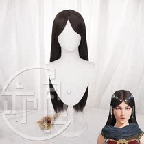 Yiliang Yongjia Inferno cos Canaan cosplay wig in black long hair styling fake hair