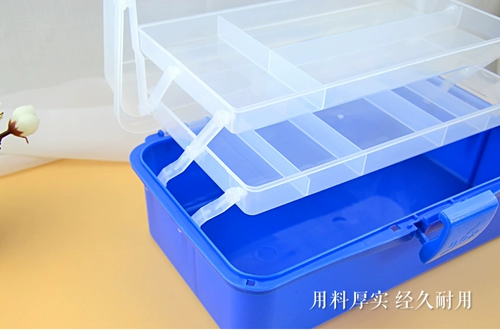 Большая складная портативная коробка для хранения, пластиковый ящик для хранения, фартук для рисования для школьников