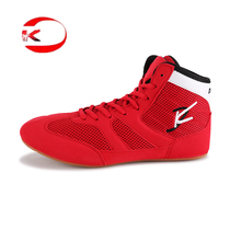 Non-slip wear-resistant DK boxing shoes Sanda shoes Fitness shoes men wrestling shoes fall shoes Squat shoes Hard pull training women
