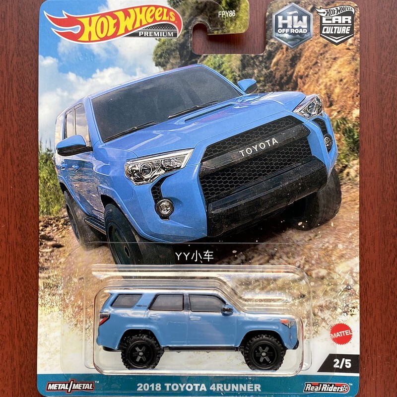 Hot Wheels Toyota 4Runner Superstar Car Culture Series Extreme Off-Road Alloy Sports Car