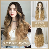 Эйки богиня высокое чувство волнового рулона золотисто -коричневое