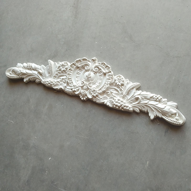 Plaster 1 m 98cm floral decoration long flower wiring bar flower background wall middle floral style French style solid relief