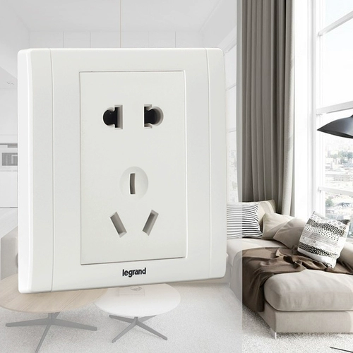 Официальный флагманский магазин мошеннического выключателя 86 пять -отверстие панель с пористой темной установкой дома