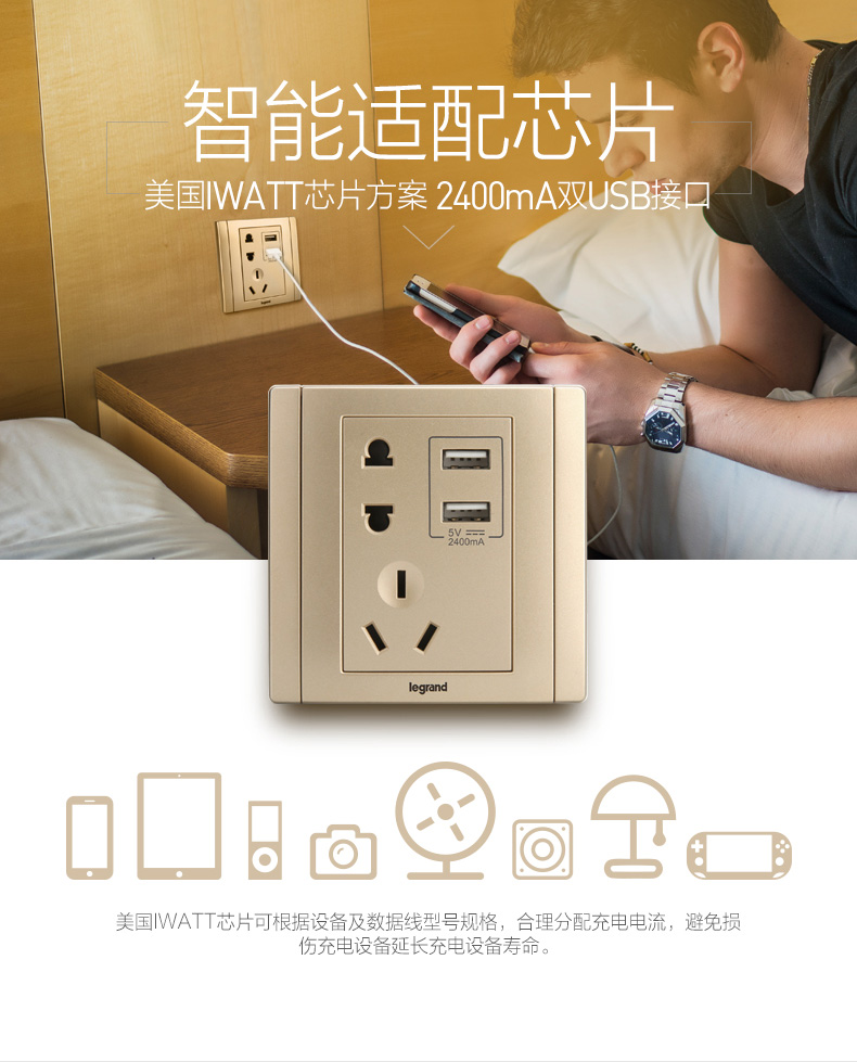 tivi oled lg Legrand switch socket panel làm đẹp han vàng máy tính TV chuông cửa làm mờ tốc độ điều khiển nhà chuyển đổi i - TV tivi oled