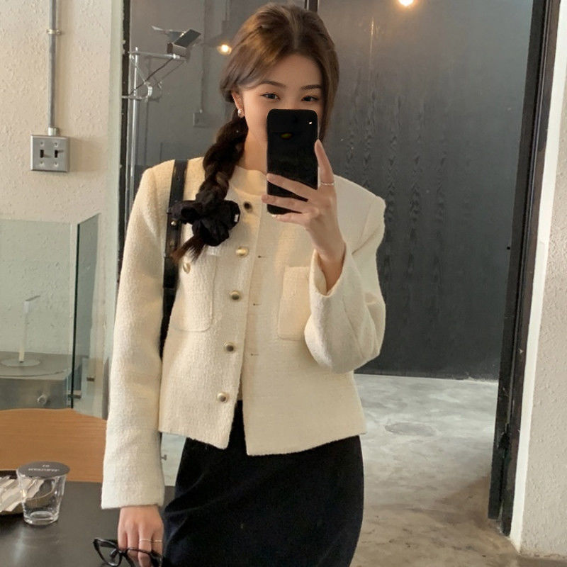 2025 Spring and Autumn Tweed Jacket for Women, Petite Short Blazer with a High-End Feel and Elegant Temperament 2025 Spring and Autumn Tweed Jacket for Women, Petite Short Blazer with a High-End Feel and Elegant Temperament
