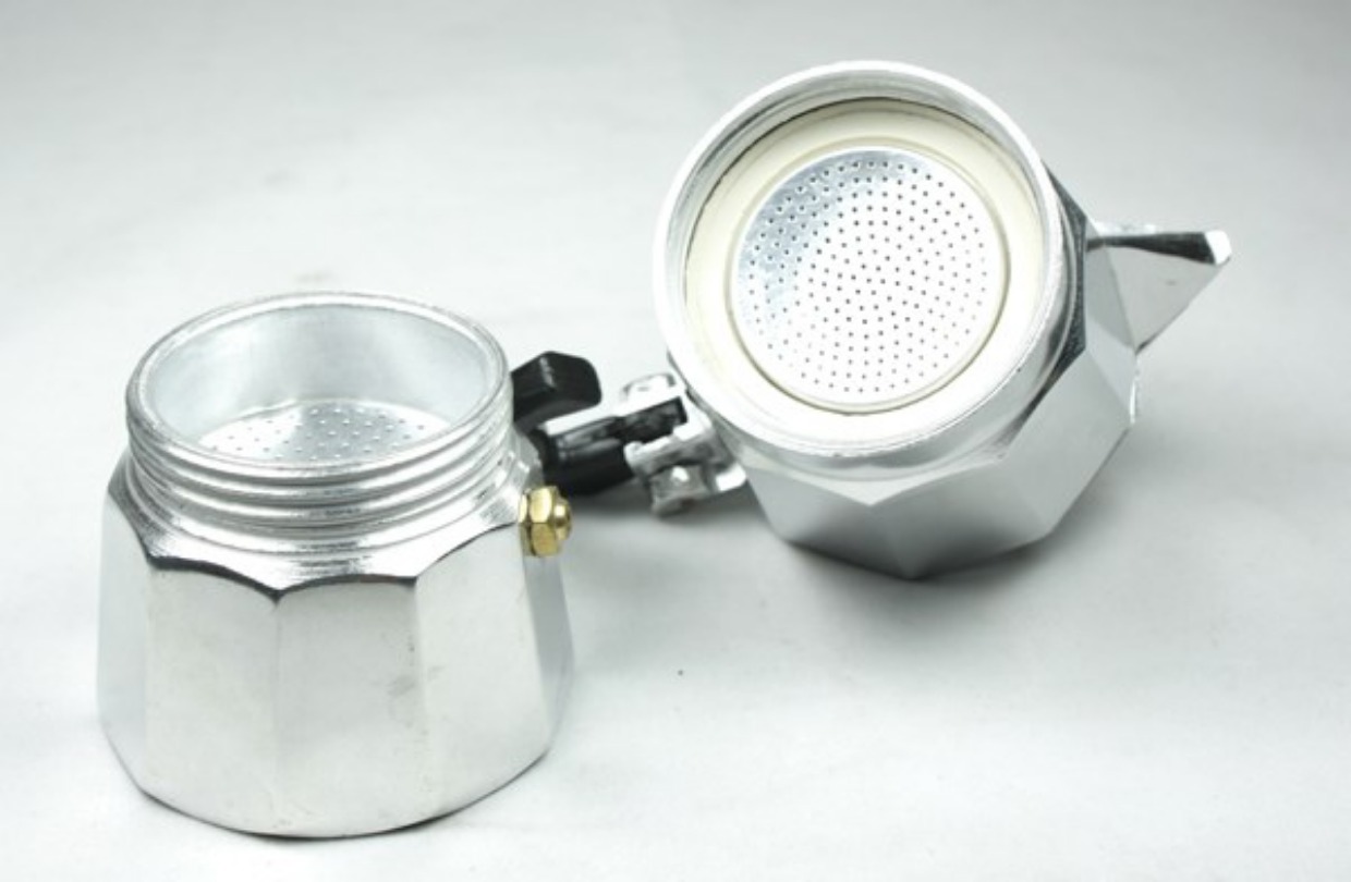 Xuất khẩu chính hãng Ý Mocha nồi nhôm nồi cà phê Thiết bị cà phê Máy pha cà phê gia đình Ý Moka pot bình pha cà phê thông minh