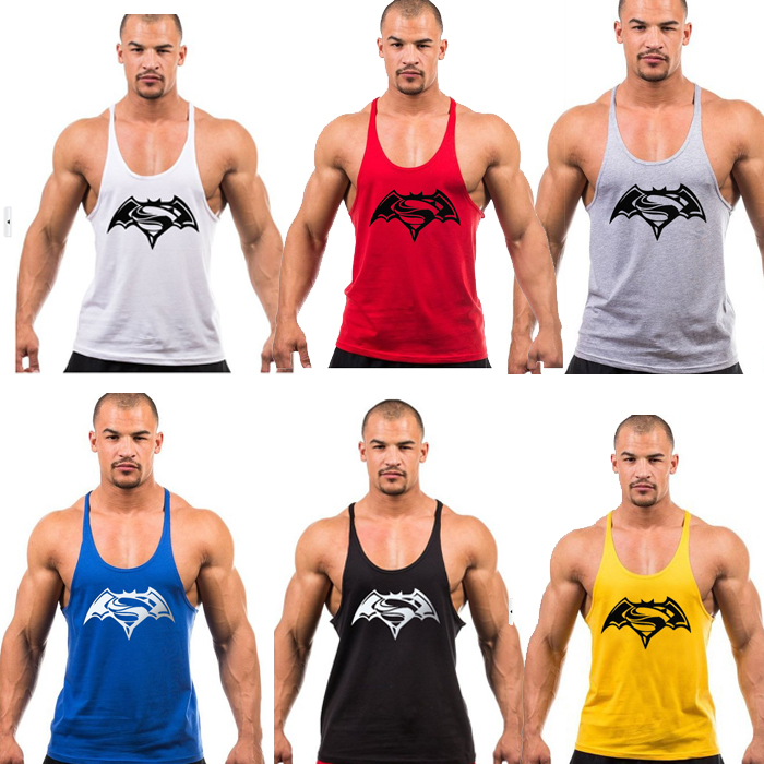 Áo vest thể thao Thể thao nam siêu mỏng dây đeo vai cắt thấp thời trang giản dị mồ hôi áo vest rộng Kích thước cotton thoáng khí ao ba lo nam