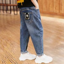 Boys' Centurion trousers 2021 Children's Leisure Pants Boys Fashion and Autumn Packs Children's Pretty Spring and Autumn Jeans