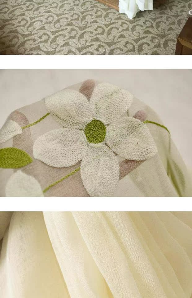 Trung Quốc Mỹ ở Đông Nam Á phong cách bốn cột dây đai giường tán Velcro nhạt bông vàng giường thêu sợi lưới manti - Bed Skirts & Valances 	rèm che giường ký túc xá	