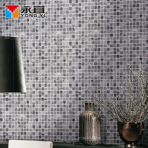 Черно -разум натуральный камень мраморная мозаичная наклейка на стенах