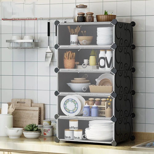 Простая маленькая пластиковая кухня Простая сборка