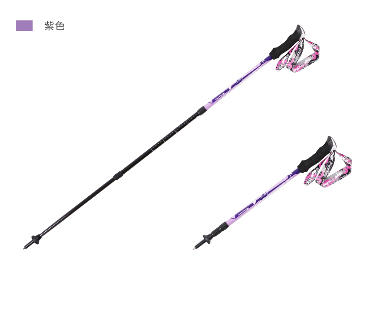 Trailblazer trekking cực carbon siêu đi bộ gậy kính thiên văn khóa sợi carbon nạng thiết bị leo núi ngoài trời gậy kéo dài đa năng