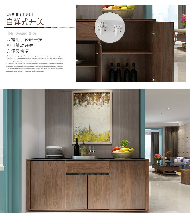 Một mét tình yêu mới của Trung Quốc bếp thực phẩm đựng thức ăn tủ tủ tủ tủ khóa tủ hiện đại rượu phòng khách tối giản - Buồng tủ sách đẹp