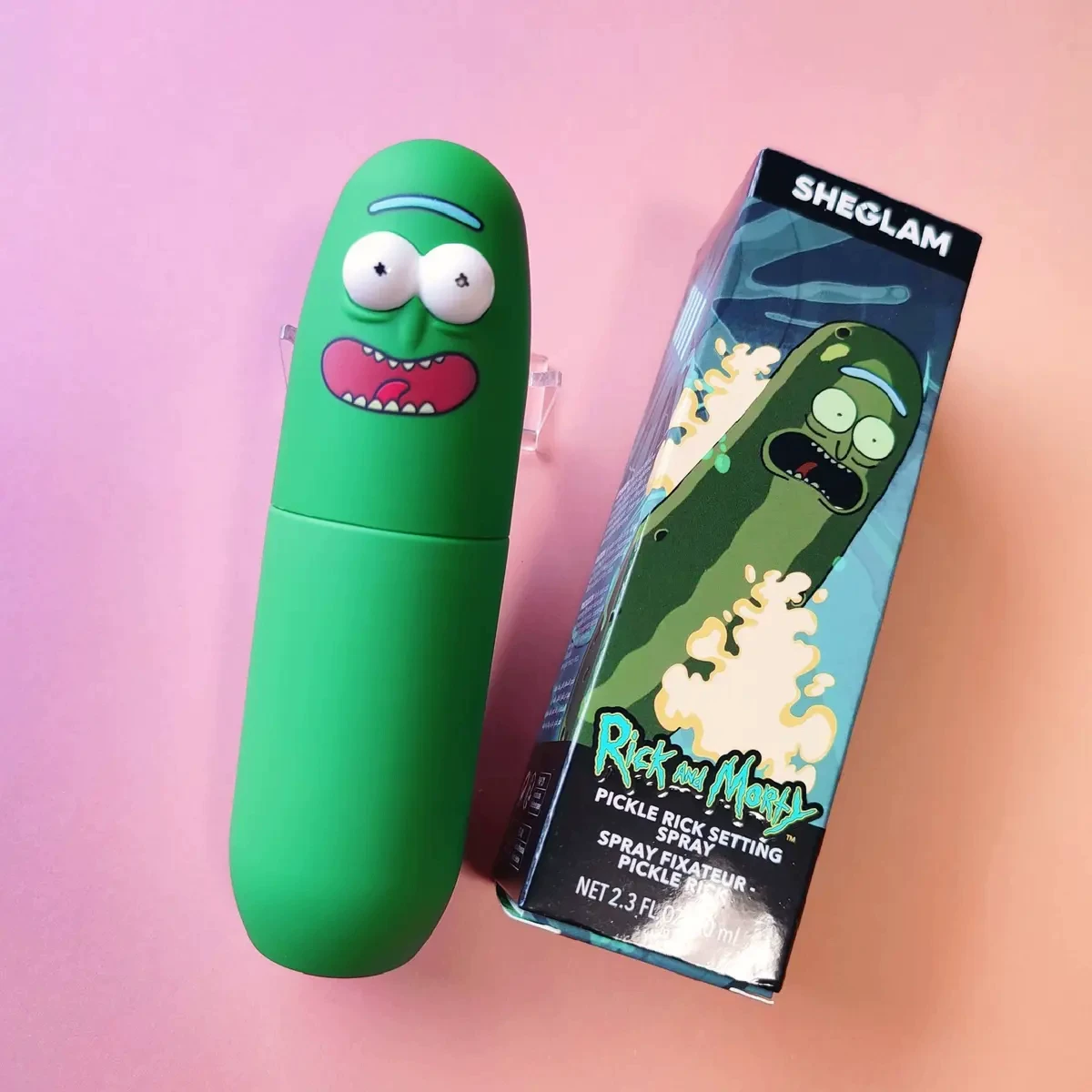 Палетка теней Sheglam Rick and Morty — лимитированная 12 цветов, компактный комплект с блеском и зеркалом