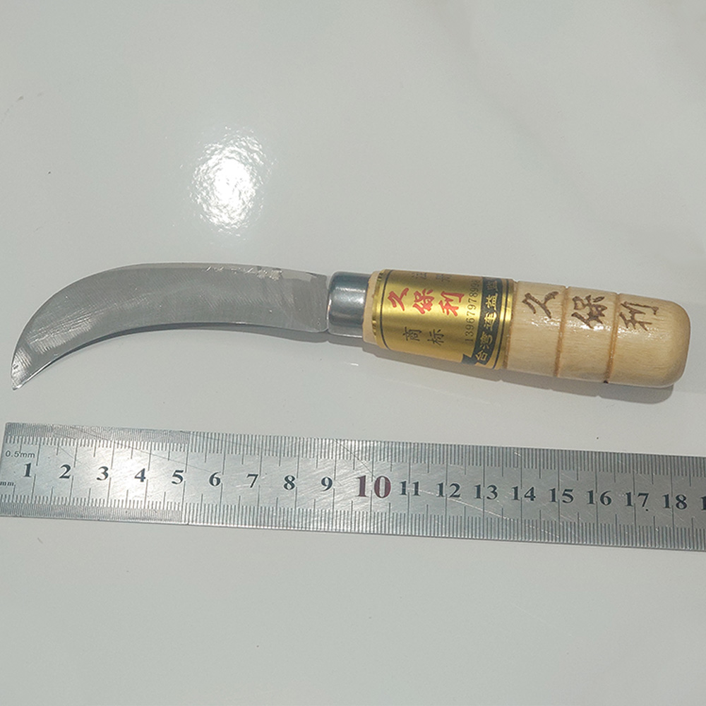 giu paoli small bend knife big number professional rubber paring knife and cutting tire