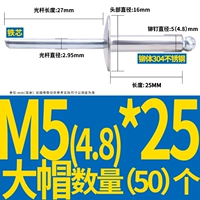 M5*25 (50) Big Hat 16