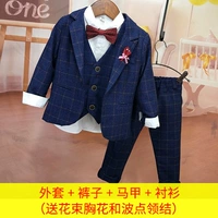 Комплект, рубашка, галстук-бабочка на лацкан, 3 предмета