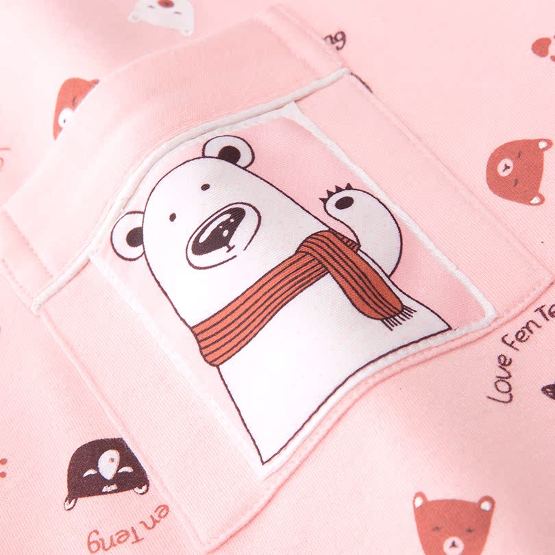 Pyjama mixte en Coton à manche courte - Ref 3004486 Image 5