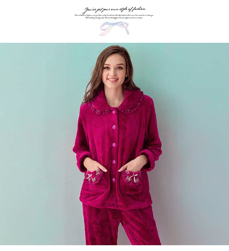 Pyjama pour femme en Polyester Polyester  à manches longues - Ref 2991628 Image 49