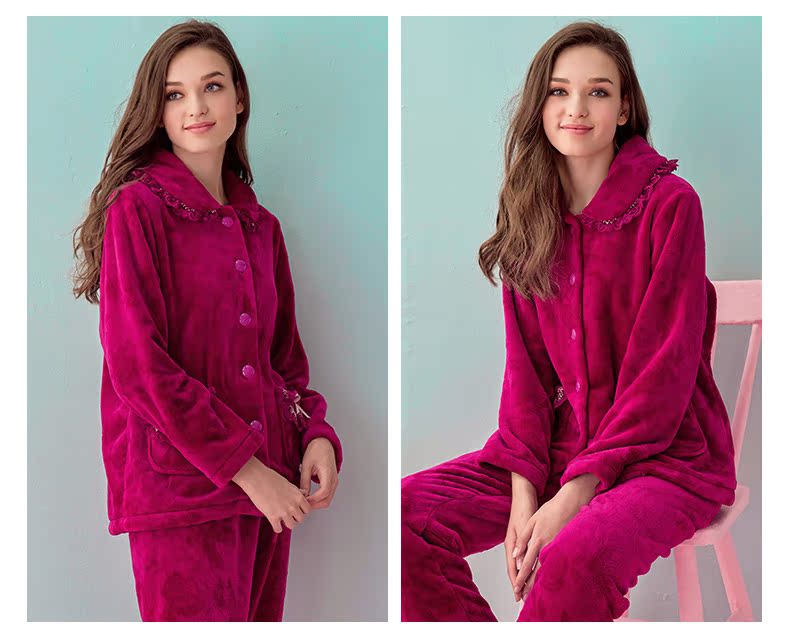 Pyjama pour femme en Polyester Polyester  à manches longues - Ref 2991628 Image 50