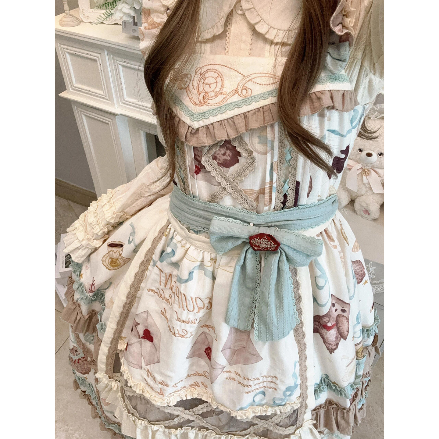 圣诞节新年服优雅Lolita柄图CLA系长袖秋连衣裙洛丽塔裙日常轻Lo_lolita洛丽塔_淘宝游戏网