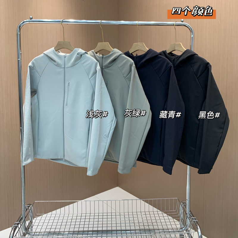 26 Autumn Outdoor Casual Versatile Printed Men's and Women's Couple's Fleece-Lined Warm Hooded Softshell Jacket 0924H