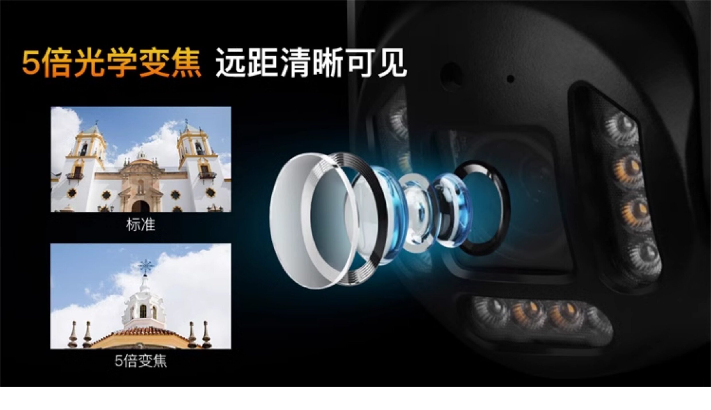 IP-камера okam 2寸球机办公视频监控wifi摄影头5倍光学香港澳门ip cam境外