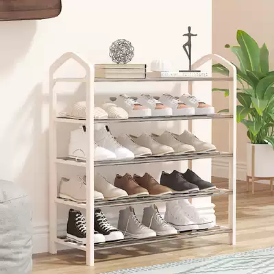 Simple shoe rack Household economical small door storage artifact multi-layer dustproof shoe cabinet dormitory indoor good-looking