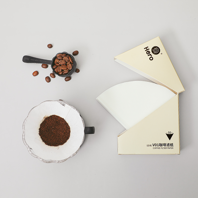 Hero coffee filter paper coffee filter drip type hand punch ear coffee