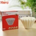 Hero Coffee Filter Paper Drip Hand Coffee Filter Paper Cake Bowl Filter Cup 50 Pieces - Cà phê