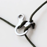 3 отверстия много -самоотверженная пряжка для веревки с быстрой узел