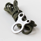 3 отверстия много -самоотверженная пряжка для веревки с быстрой узел