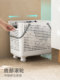 Lazy corner dirty laundry basket household bathroom dirty laundry storage basket with wheeled bathroom laundry basket storage rack