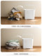 Lazy corner dirty laundry basket household bathroom dirty laundry storage basket with wheeled bathroom laundry basket storage rack