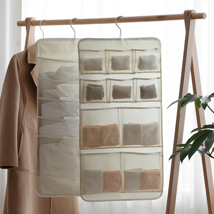 衣柜收纳挂袋 包包袜子内衣裤布艺杂物门后墙