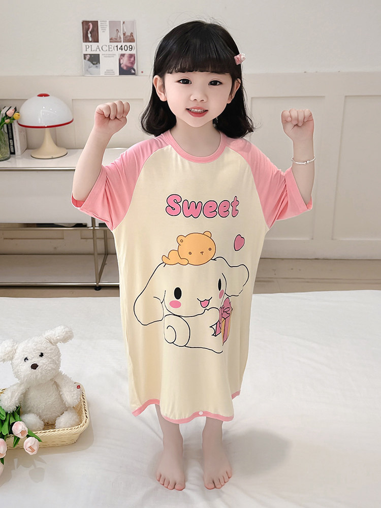 CHILDRENS PAJAMAS SUMMER THIN BOYS BABY MODAL LOUNGEWEAR BOYS SUMMER KICK PROOF SLEEPING BAG AIR CONDITIONED CLOTHES