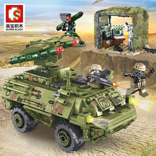 Боевая машина, сборочная модель для мальчиков, конструктор, игрушка