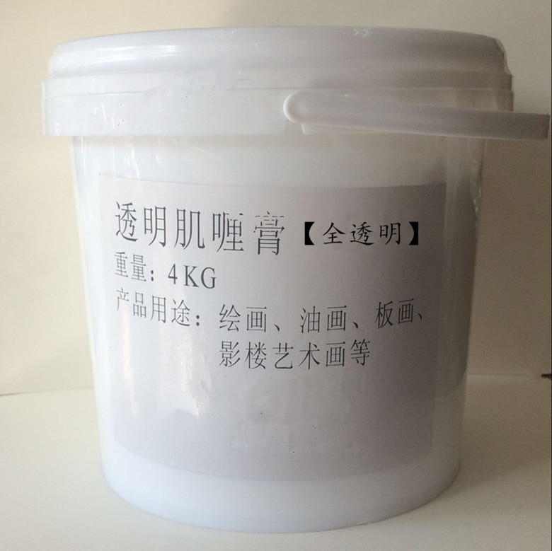 Oil painting texture cream bright transparent texture cream plastic paste decorative painting waterproof texture paint crystal glue