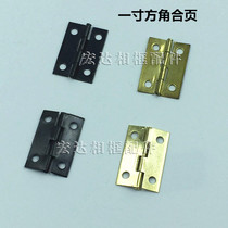 Photo frame hinge swing table hinge luggage hinge furniture hinge 1 inch square corner hinge gold black