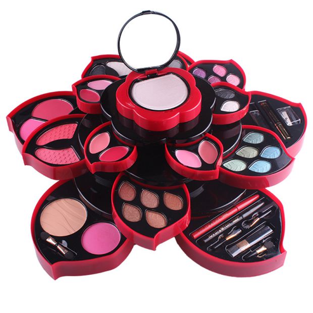 Thiết kế ban đầu mận lớn MISS ROSE xoay đĩa bóng mắt tự nhiên gợi cảm phù hợp với người mới bắt đầu - Bộ sưu tập trang điểm phấn mắt lameila