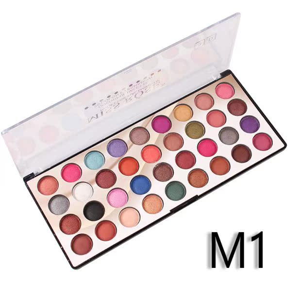 MISS ROSE36 ​​màu ngọc trai mờ 3D đầy màu sắc không thấm nước di động bóng mắt đĩa âm thanh nổi tự nhiên giá trị trang điểm - Bộ sưu tập trang điểm má hồng dior