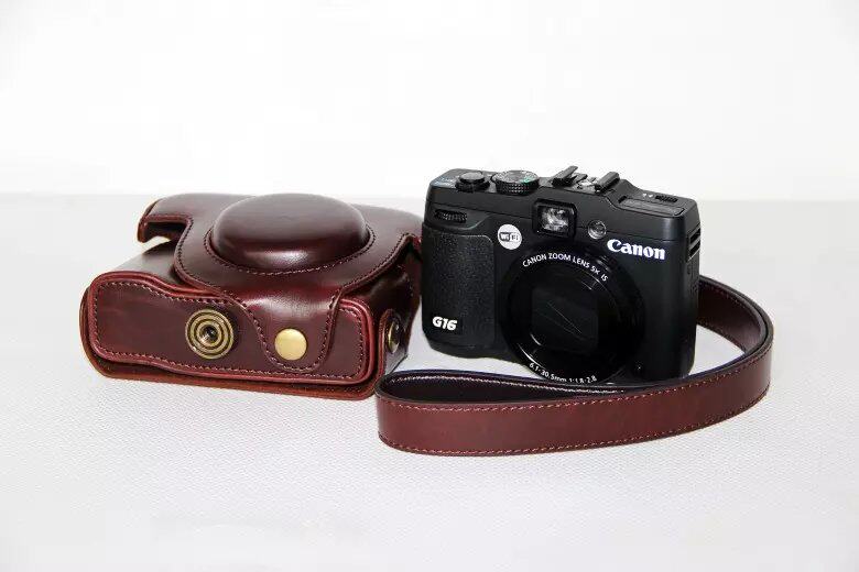 Waterproof Photo Camera PU leather Bag Body cover Case For CANON