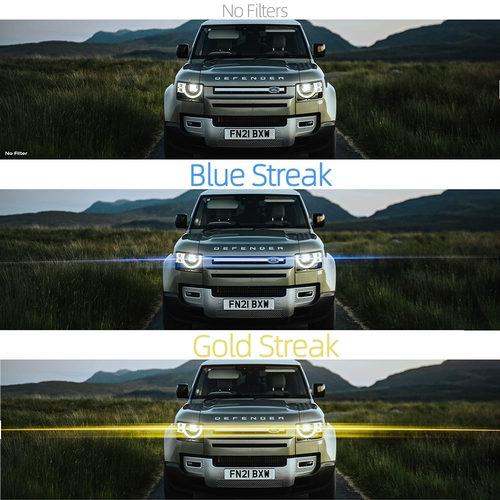 Фотография камера синий/желтый широко экрановый фильтр для пленки для экрана цифровой