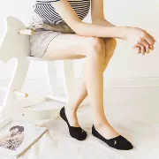 Vớ cotton của phụ nữ không thể rơi với miệng nông vớ vô hình Đại học Hàn Quốc gió hoang vớ vớ Nhật Bản silicone chống trượt